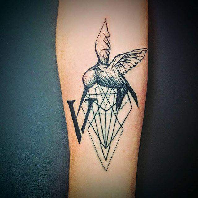 tatuaje colibri 191