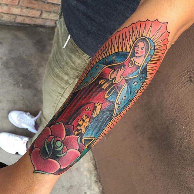 tatuaje virgen maria 161