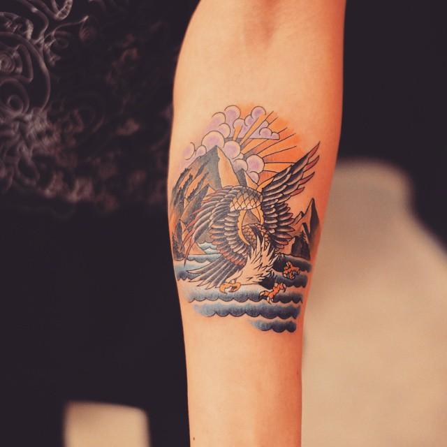 tatuaje aguila 501