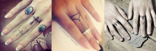 tattoo femenino en un dedo 49