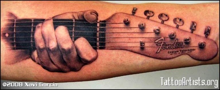 tatuaje Guitarra127
