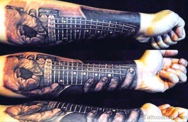 tatuaje Guitarra163