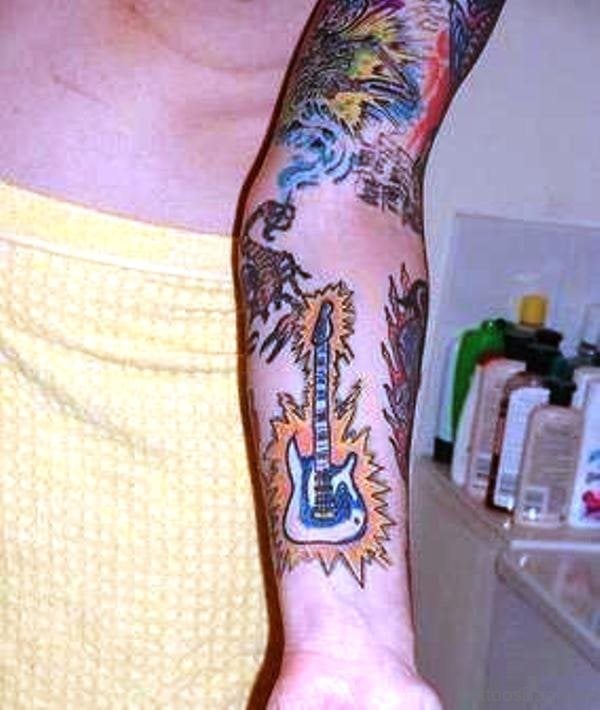 tatuaje Guitarra184