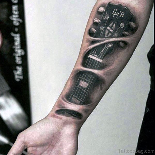 tatuaje Guitarra186