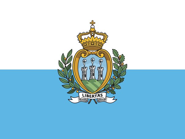 Bandera de San Marino. Historia y significado