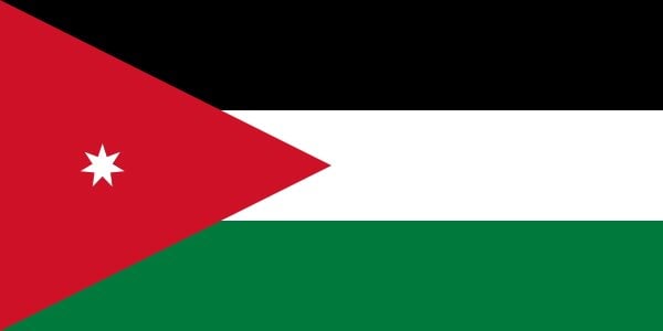 Bandera de Jordania. Historia y significado