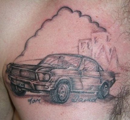 tatuaje coche 1011
