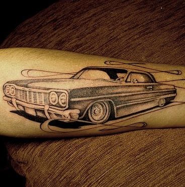 tatuaje coche 1015