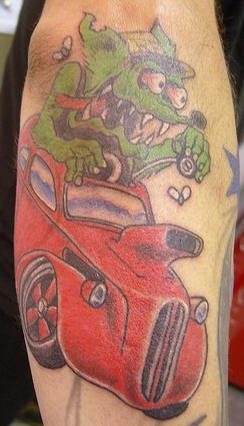 tatuaje coche 1016