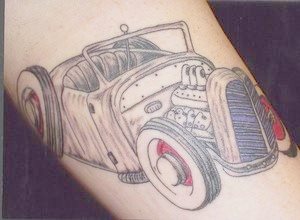 tatuaje coche 1027