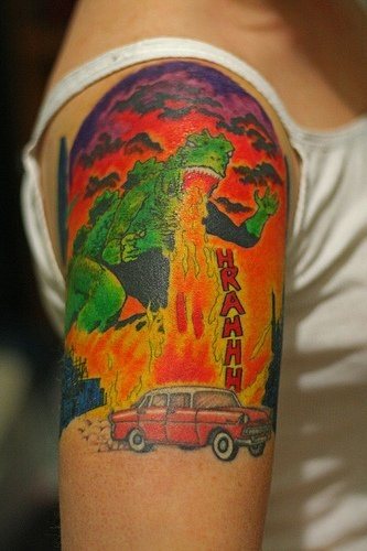 tatuaje coche 1049