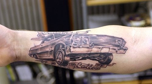 67 Tatuajes en imágenes de coches y vehículos