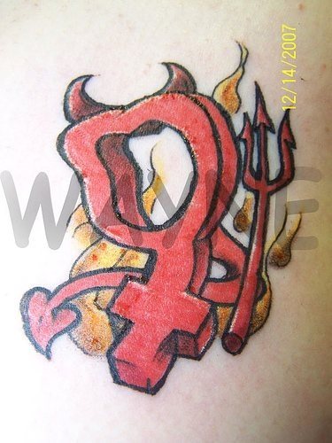 tatuaje diablo 555