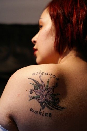 tatuaje flor orquidea 1001
