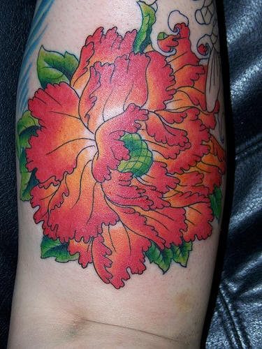 tatuaje flor orquidea 1008