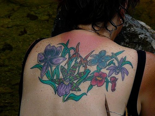 tatuaje flor orquidea 1014