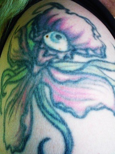tatuaje flor orquidea 1015