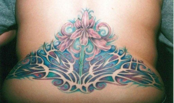 tatuaje flor orquidea 1020