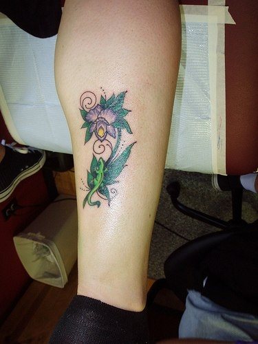 tatuaje flor orquidea 1027