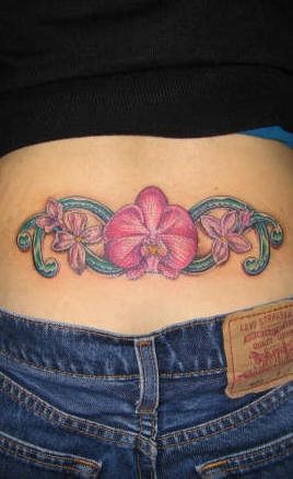 tatuaje flor orquidea 1033