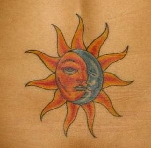 tatuaje luna sol 1049