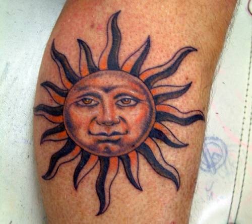 tatuaje luna sol 1086
