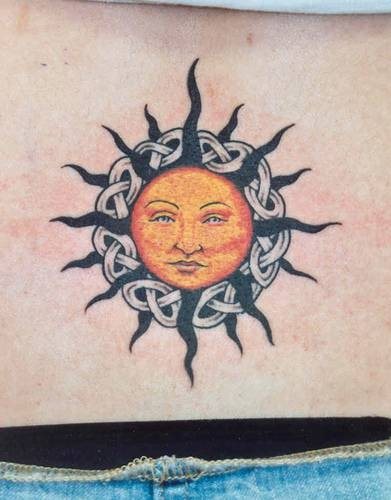 tatuaje luna sol 1087