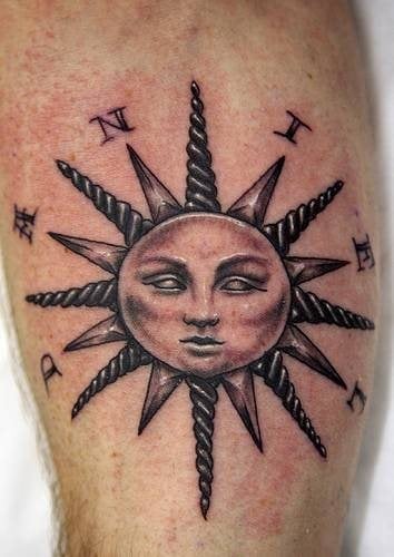 tatuaje luna sol 1088