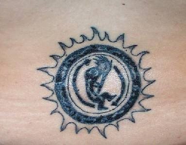 tatuaje luna sol 1006