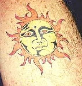 tatuaje luna sol 1007