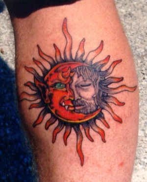 tatuaje luna sol 1034