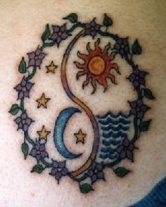 tatuaje luna sol 1039