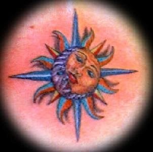 tatuaje luna sol 1042