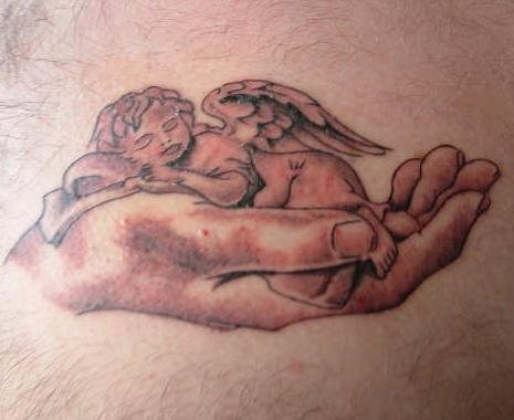 tatuaje angel pequeno 1022