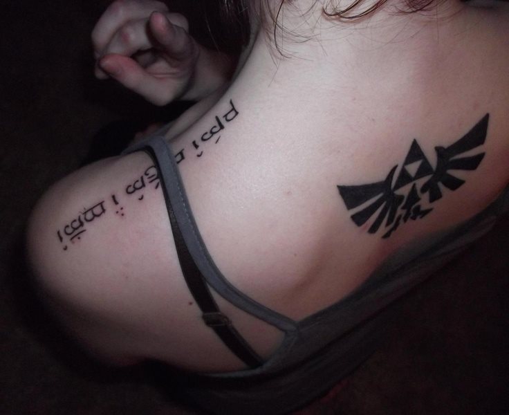 53 Tatuajes élficos donde hay letras y nombres