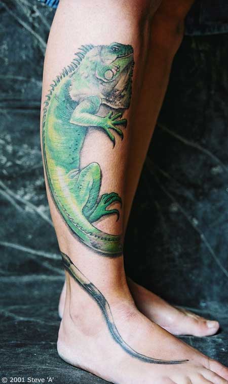 tatuaje iguana 20