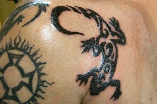 tatuaje iguana 21