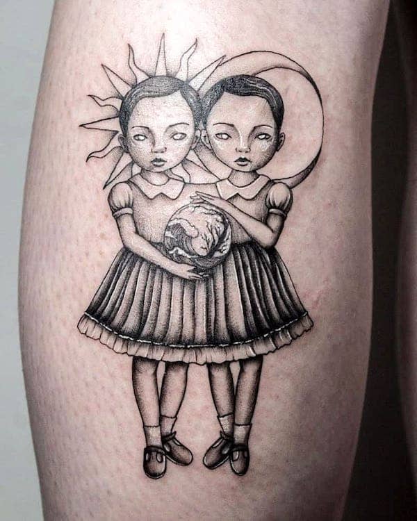 tatuaje para un geminis 47