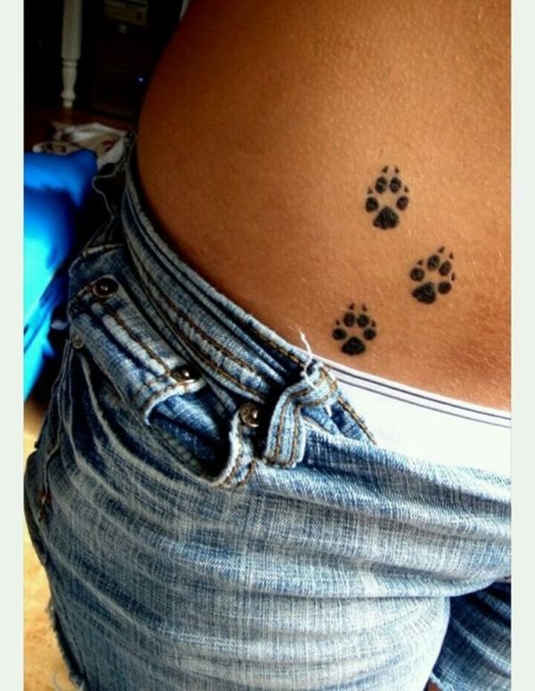 tatuaje huella perro 129