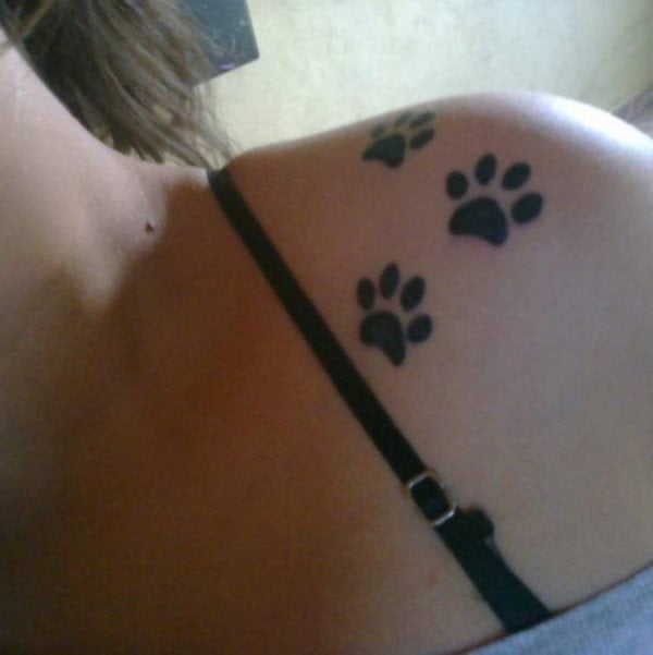 tatuaje huella perro 167