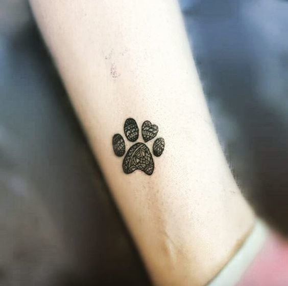 tatuaje huella perro 205