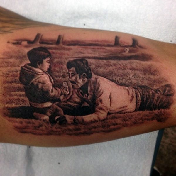 tatuaje padre hijo 157