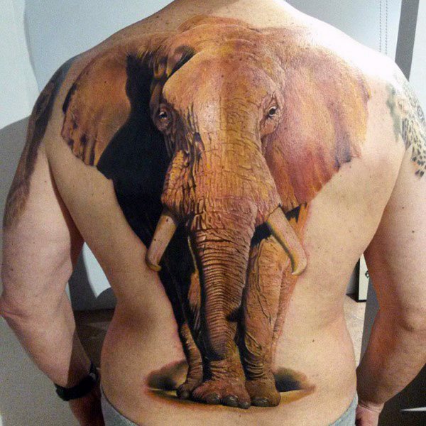 tatuaje elefante para hombre 01