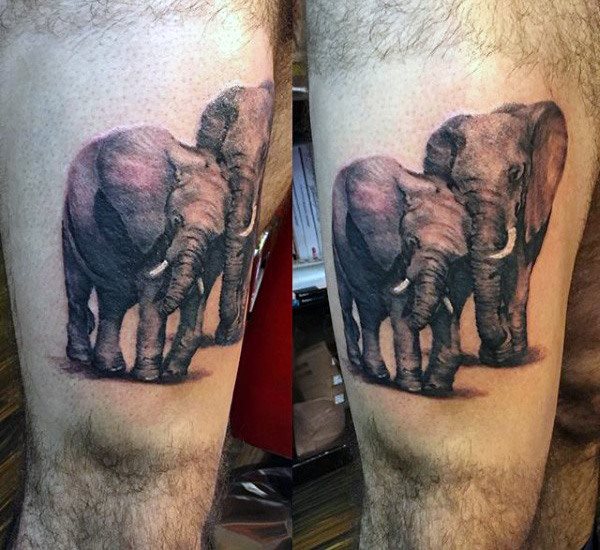 tatuaje elefante para hombre 05