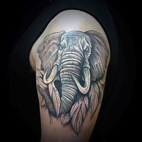 tatuaje elefante para hombre 31