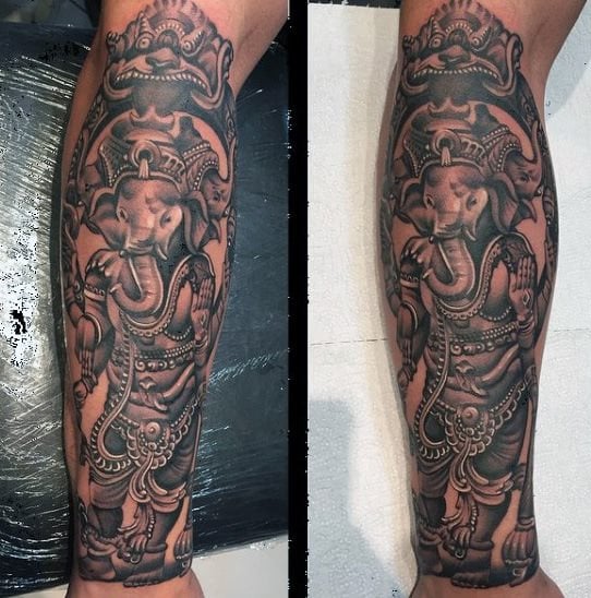 tatuaje elefante para hombre 32