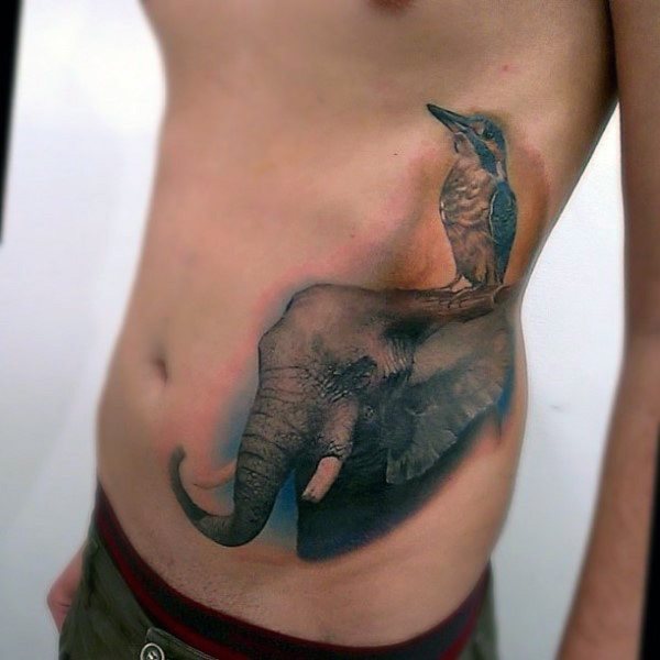 tatuaje elefante para hombre 57