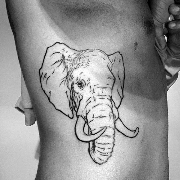 tatuaje elefante para hombre 71