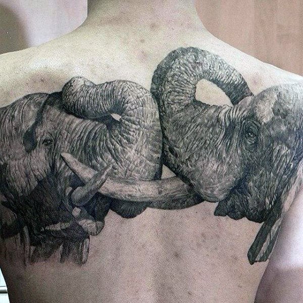 tatuaje elefante para hombre 76