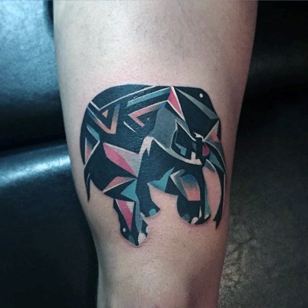 tatuaje elefante para hombre 80